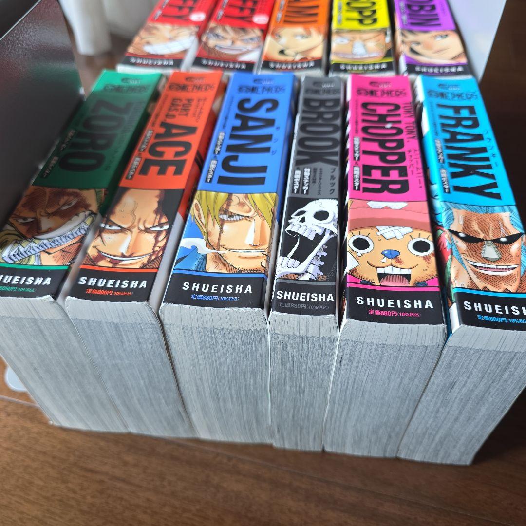 ONE PIECEワンピース キャラクターリミックス　全巻　コンビニコミック