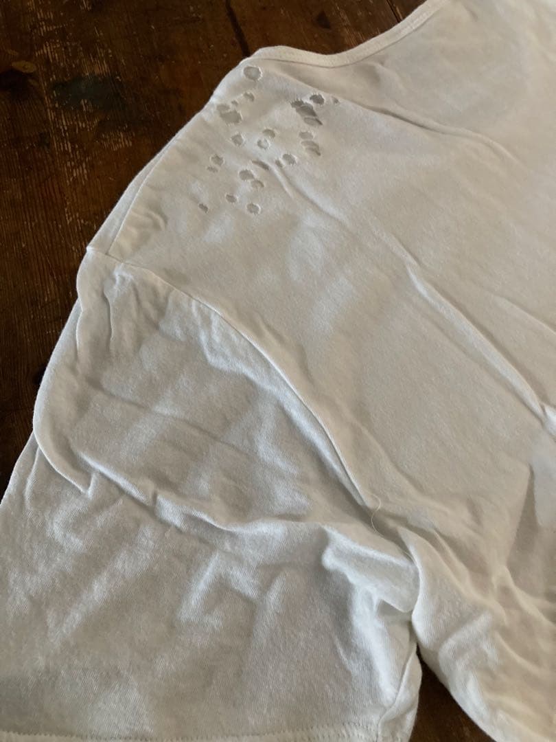 MIHARAYASUHIRO ダメージ オパール加工 パンク　Tシャツ　桜井着