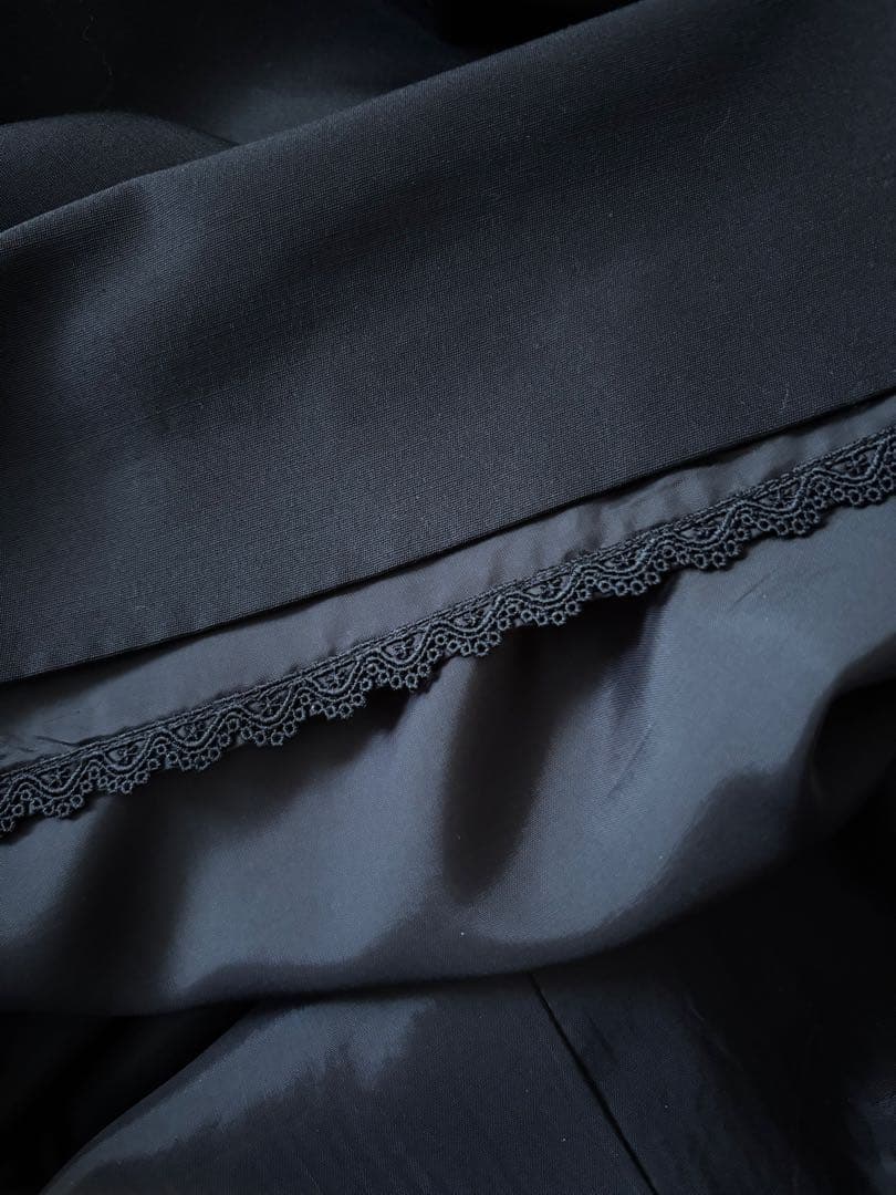 Foxey Boutique 黒 七分袖ワンピース
