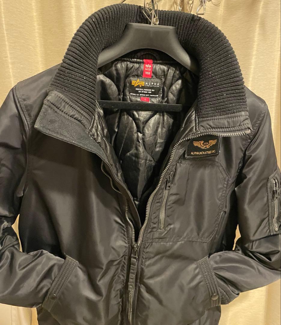 Alpha Industries フーデッドリブジャケット