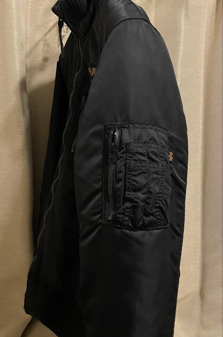 Alpha Industries フーデッドリブジャケット