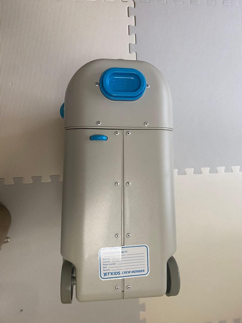 ジェットキッズ 青色　子供用キャリーケース