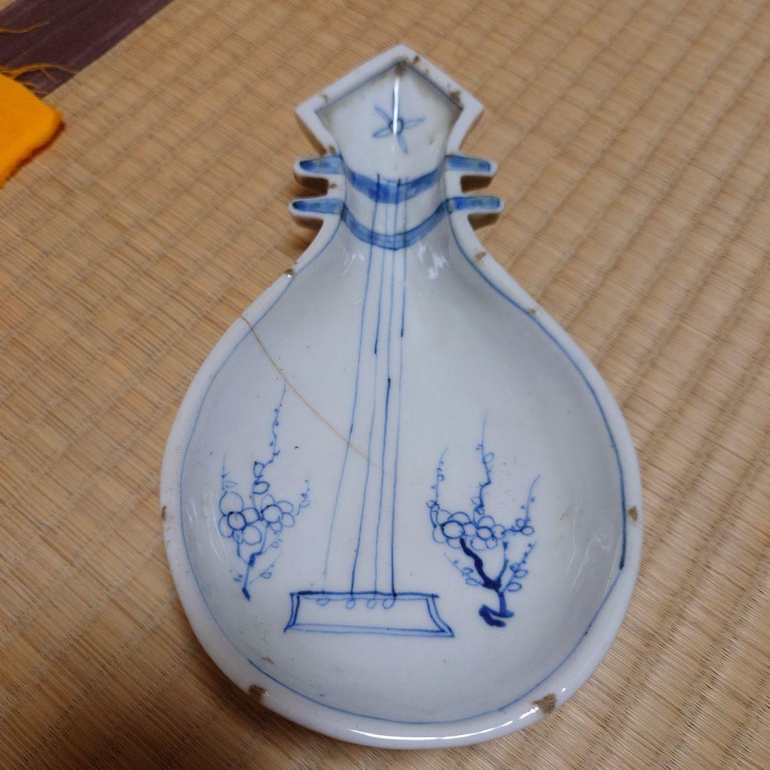 グッドさん専用 南京染付　琵琶形　箱つき