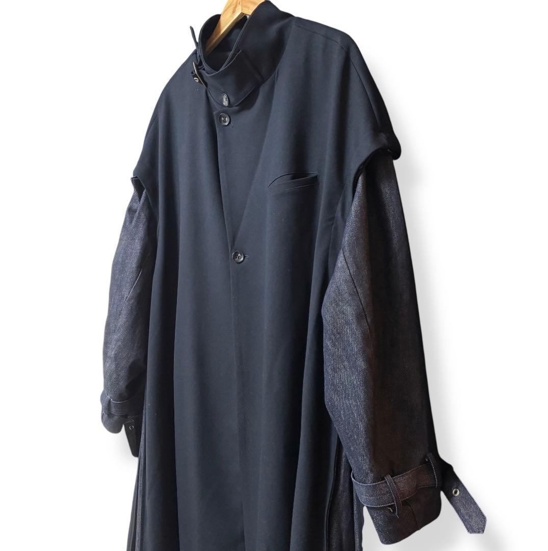 【美品】Knuth Marf クヌーフマーフ3WAY トレンチコート デニム素材