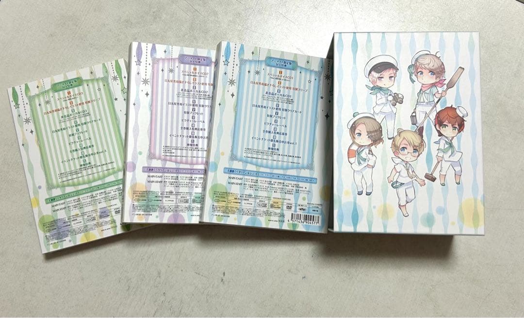 ヘタリアThe World Twinkle DVD 1-3巻 アニメイト限定仕様