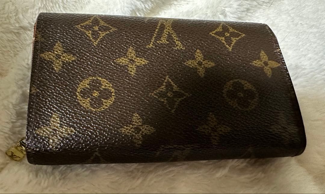 値下げ！Louis Vuitton 二つ折り財布 ブラウン