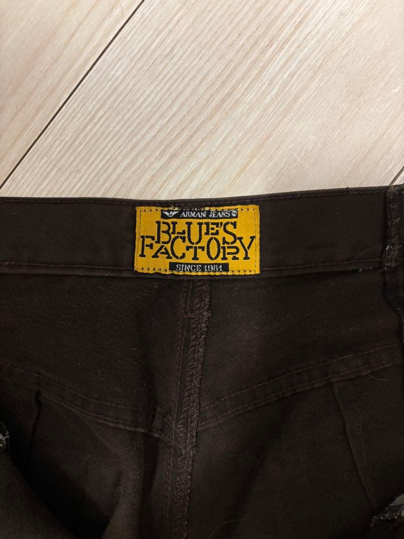 ARMANI JEANS リメイク ワイドパンツ