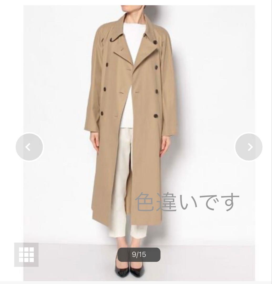allureville ギャバタックスリーブトレンチコート　ライトベージュ　S