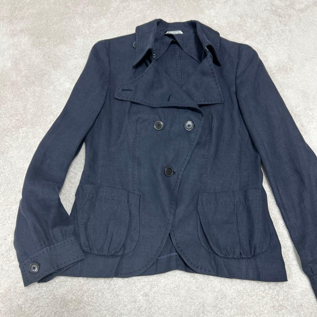 ♦︎新品同様♦︎MaxMara♦︎ネイビー♦︎ダブルブレスト テーラードジャケット