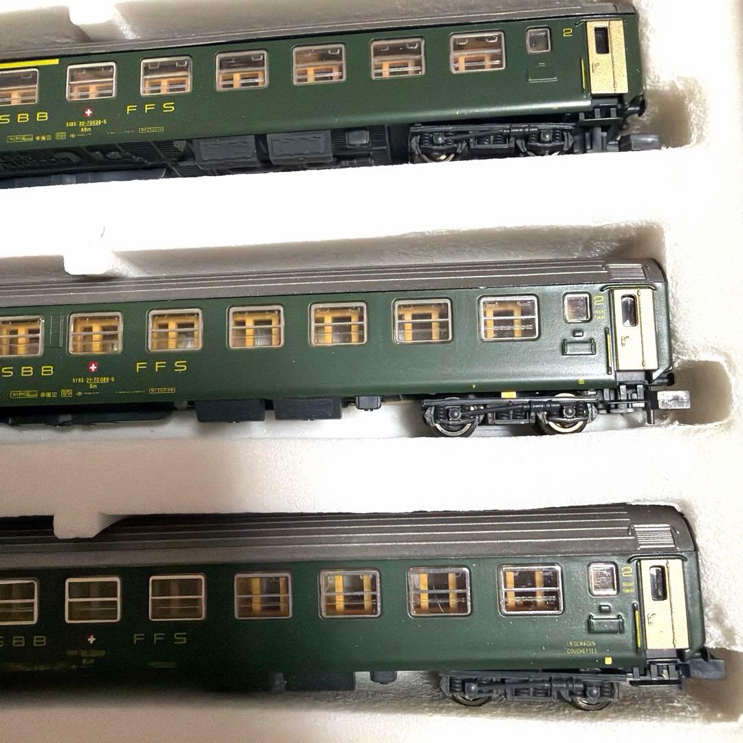 スイス連邦鉄道（SBB）のRIC客車（鉄道模型）