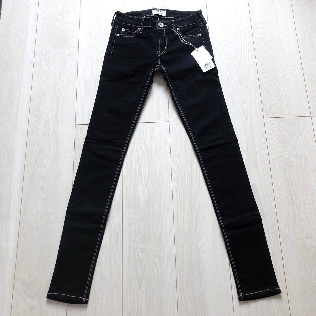 新品タグ付き　ジェイダ　ワンウォッシュスキニーデニム パンツ　ブラック　XS