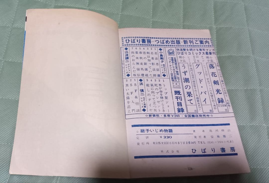 池川伸治 継子いじめ物語 ひばり書房 貸本上がり まんだらけ 古本 昭和レトロ