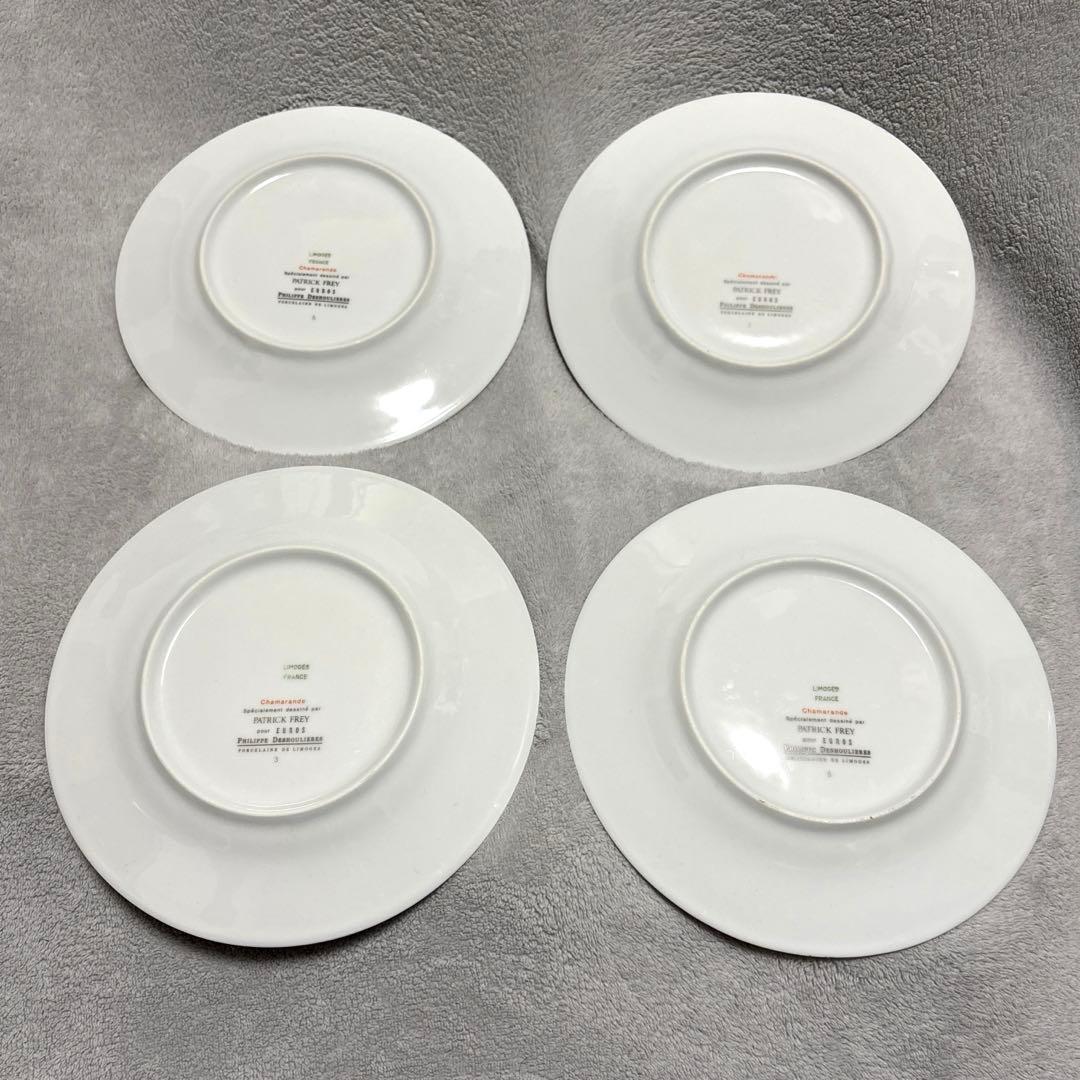 Philippe Des houlieres リモージュ焼き絵皿　4枚セット