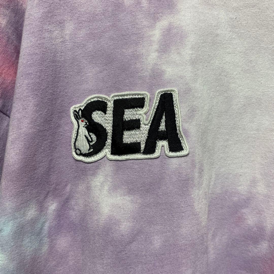FR2 WIND AND SEA コラボ Tシャツ XL 刺繍ロゴ タイダイ