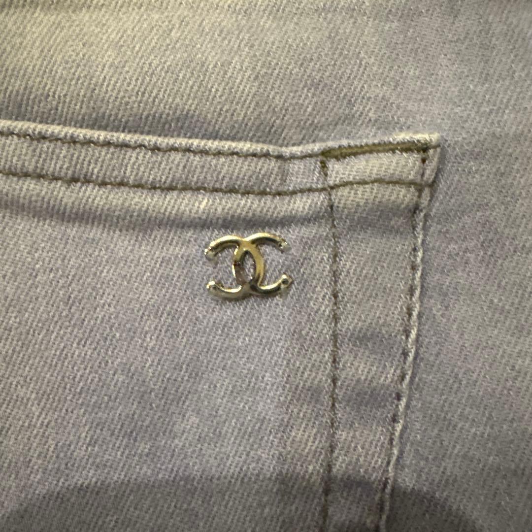CHANEL ライトブルーデニム 34