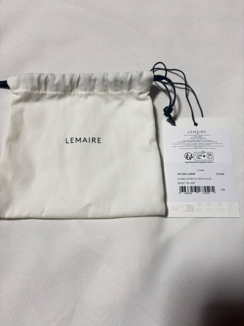 h*m様 LEMAIRE ルメール ACME WHISTLE NECKLACE
