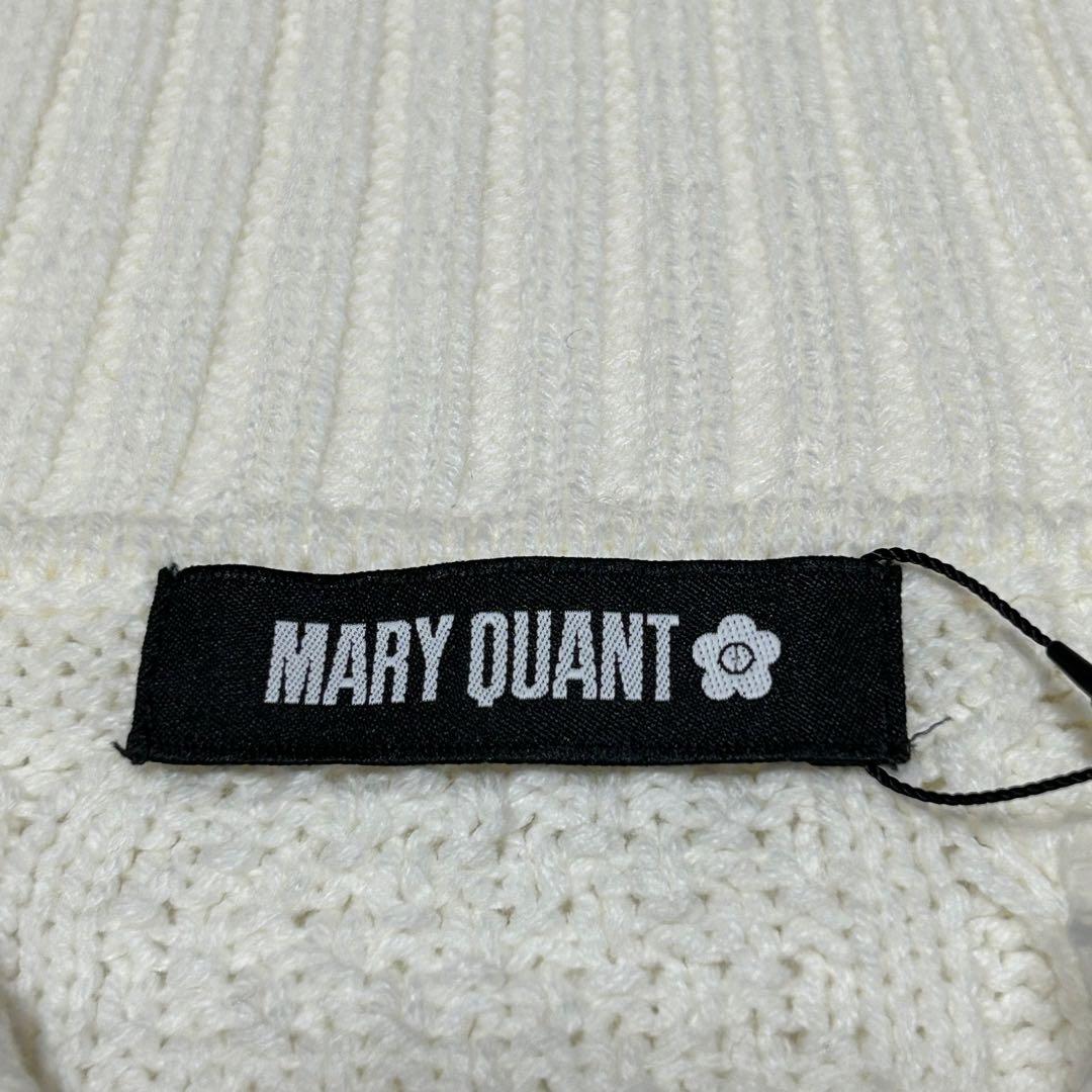 新品 MARY QUANT ゆったり ニットケーブルニットカーディガン Mサイズ