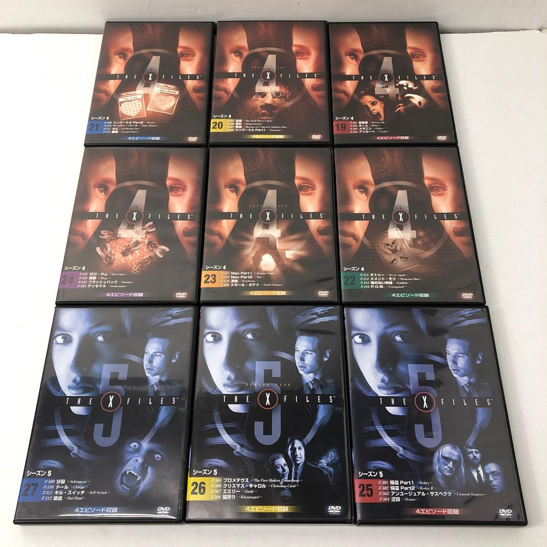 04▢デアゴスティーニ Xファイル 全49巻+劇場版 DVD IY0521-9