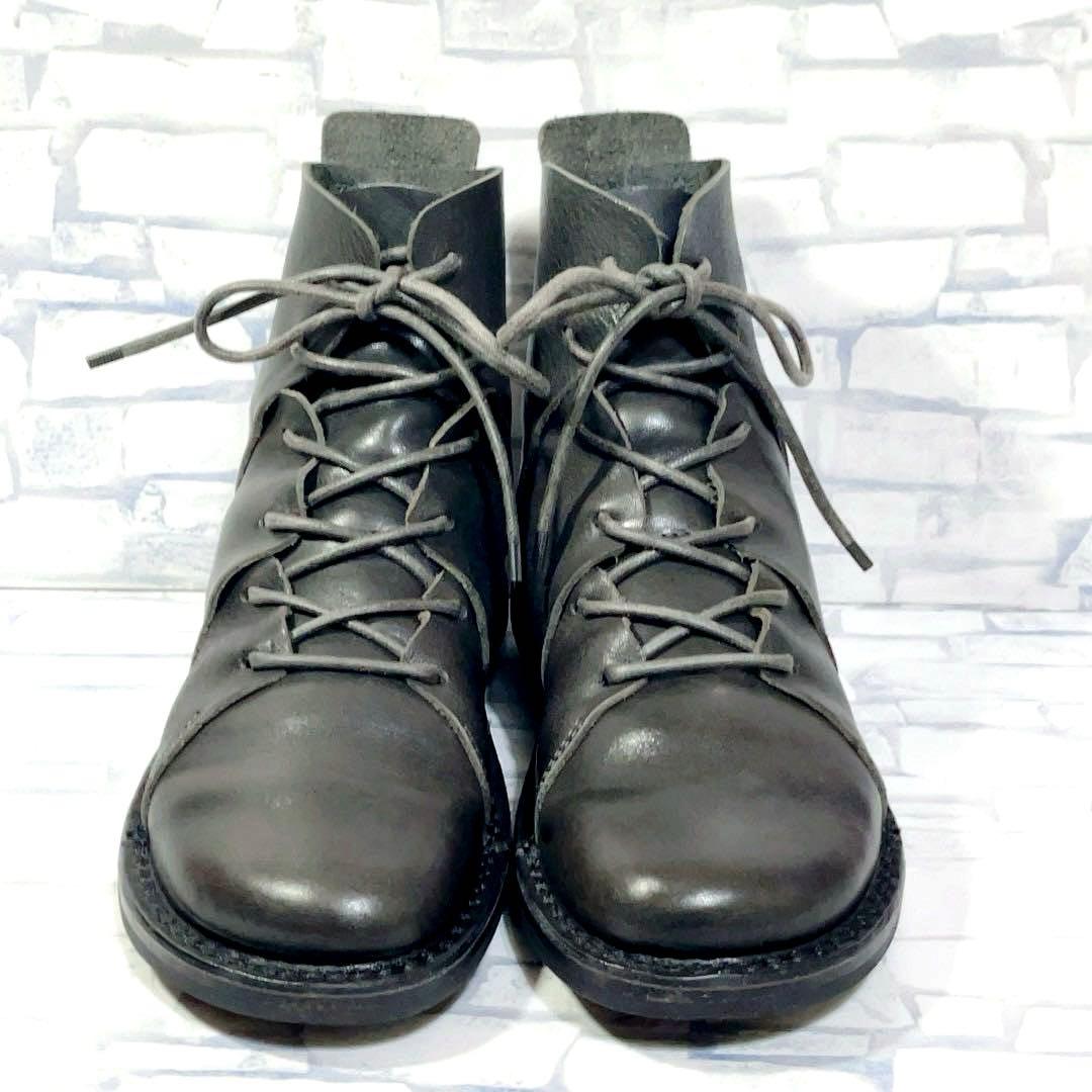 trippen NOMAD レザー レースアップ ショートブーツ 35