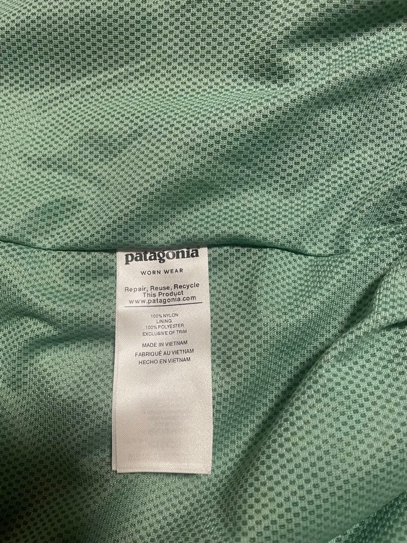 Patagonia ミントグリーン ジップアップジャケット