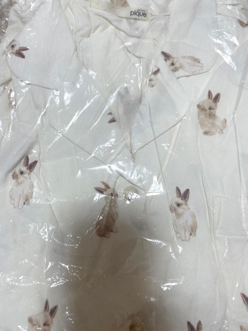 ジェラートピケ＊うさぎパジャマ！上下セット