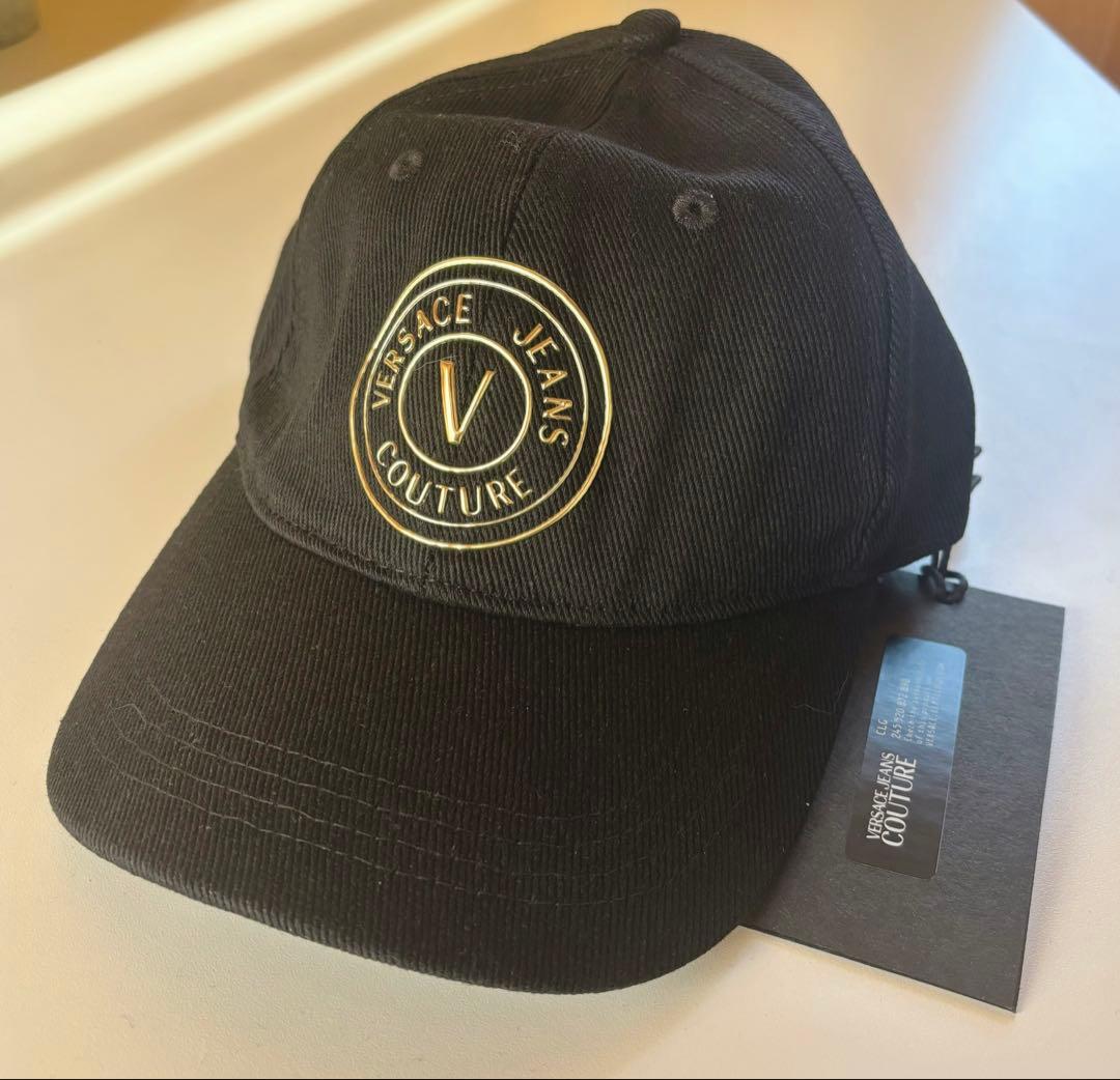 【最終値下げ】　VERSACE ベルサーチ　キャップ　ブラック