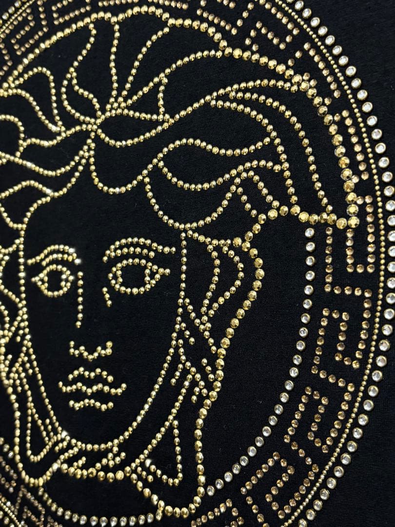 新作⭐︎VERSACE ラインストーンTシャツ