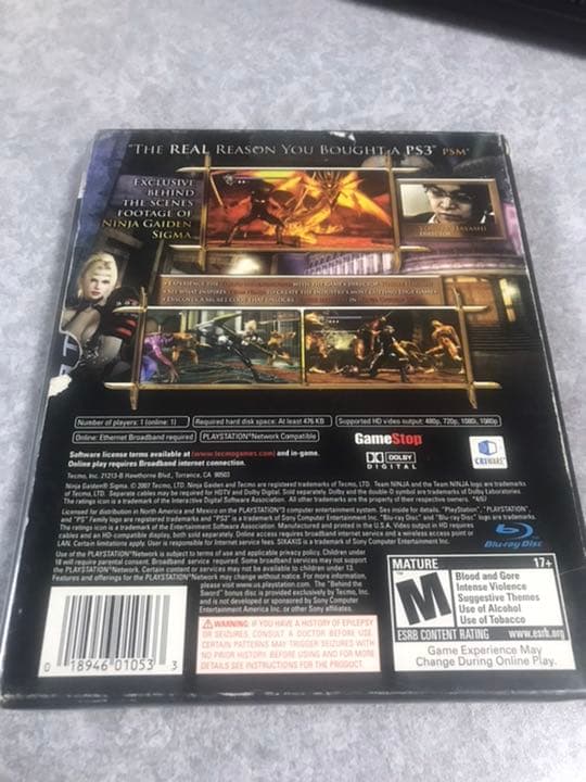 Nintendo Switch Ninja Gaiden Sigma 2 Collector's Edition