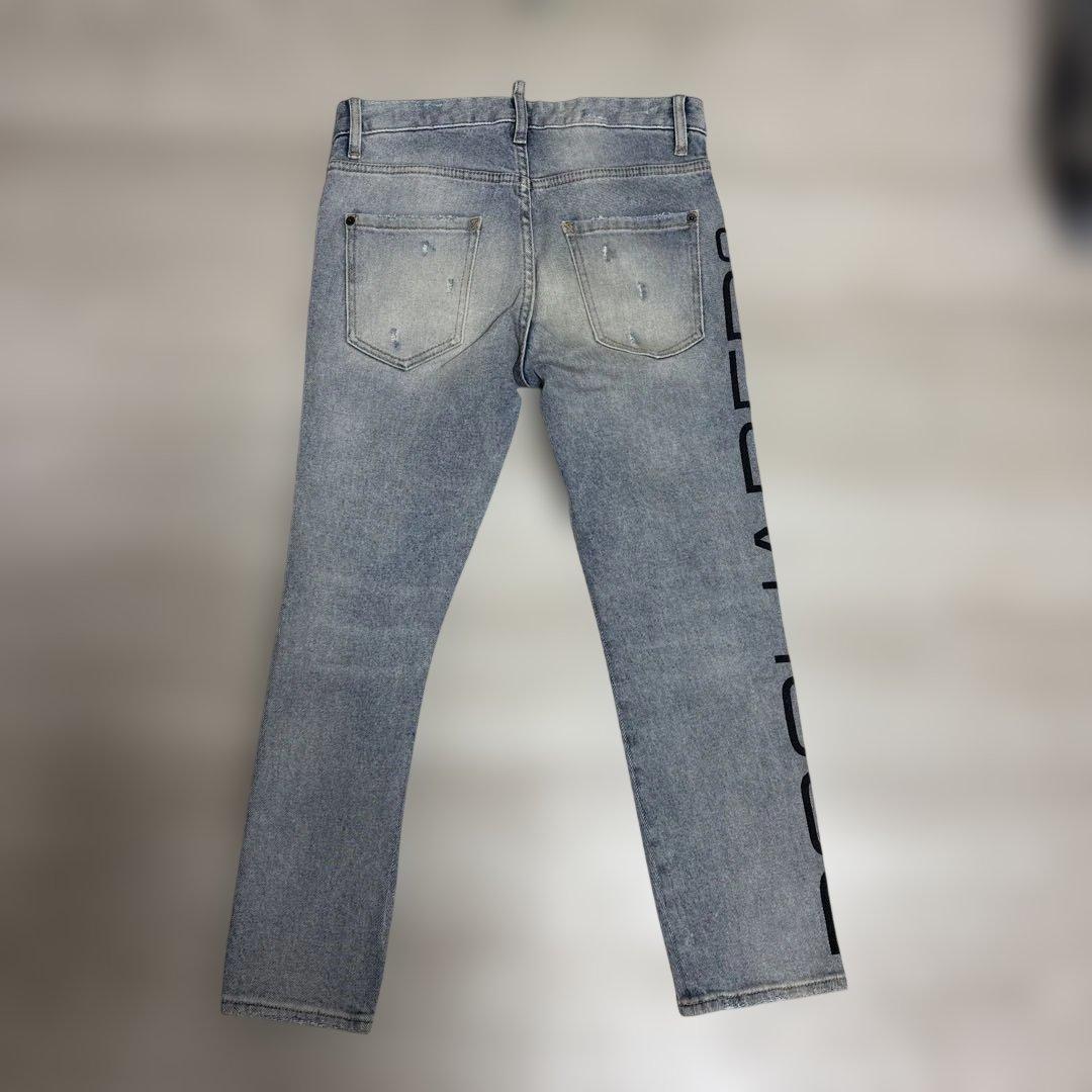 DSQUARED2 ディースクエアード　ダメージ加工デニム　デニムパンツ　34