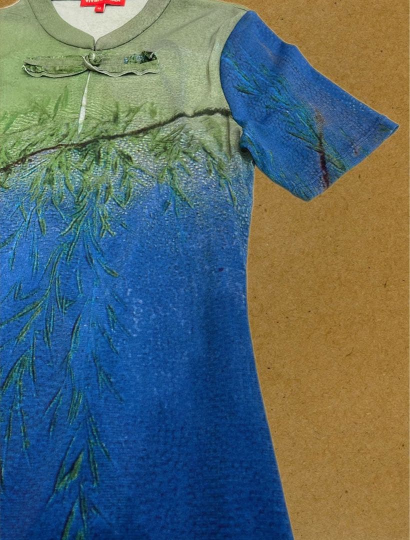 正規品 ヴィヴィアンタムVIVIENNE TAM 金魚プリント 半袖ワンピース