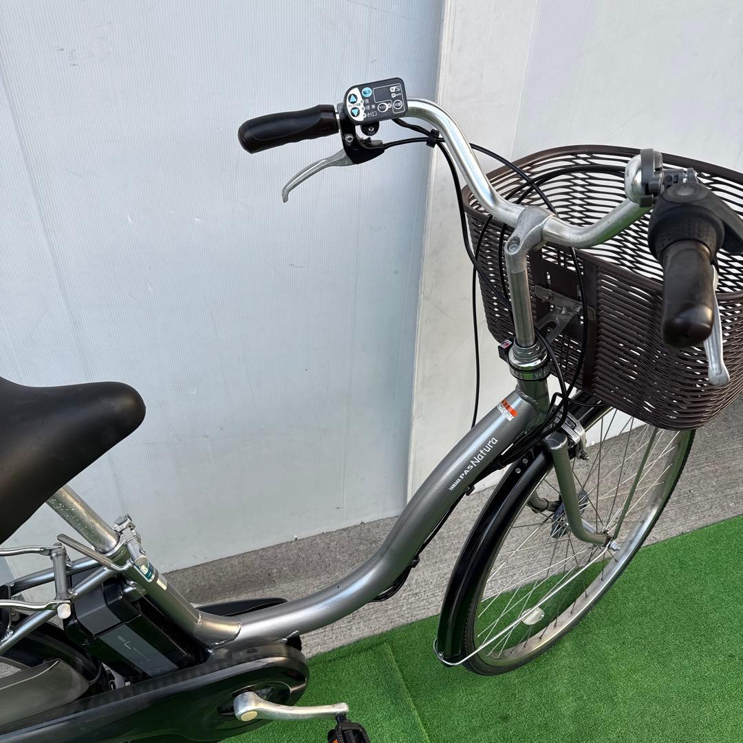 YAMAHAヤマハ電動アシスト自転車26インチ8.9Ah シルバー