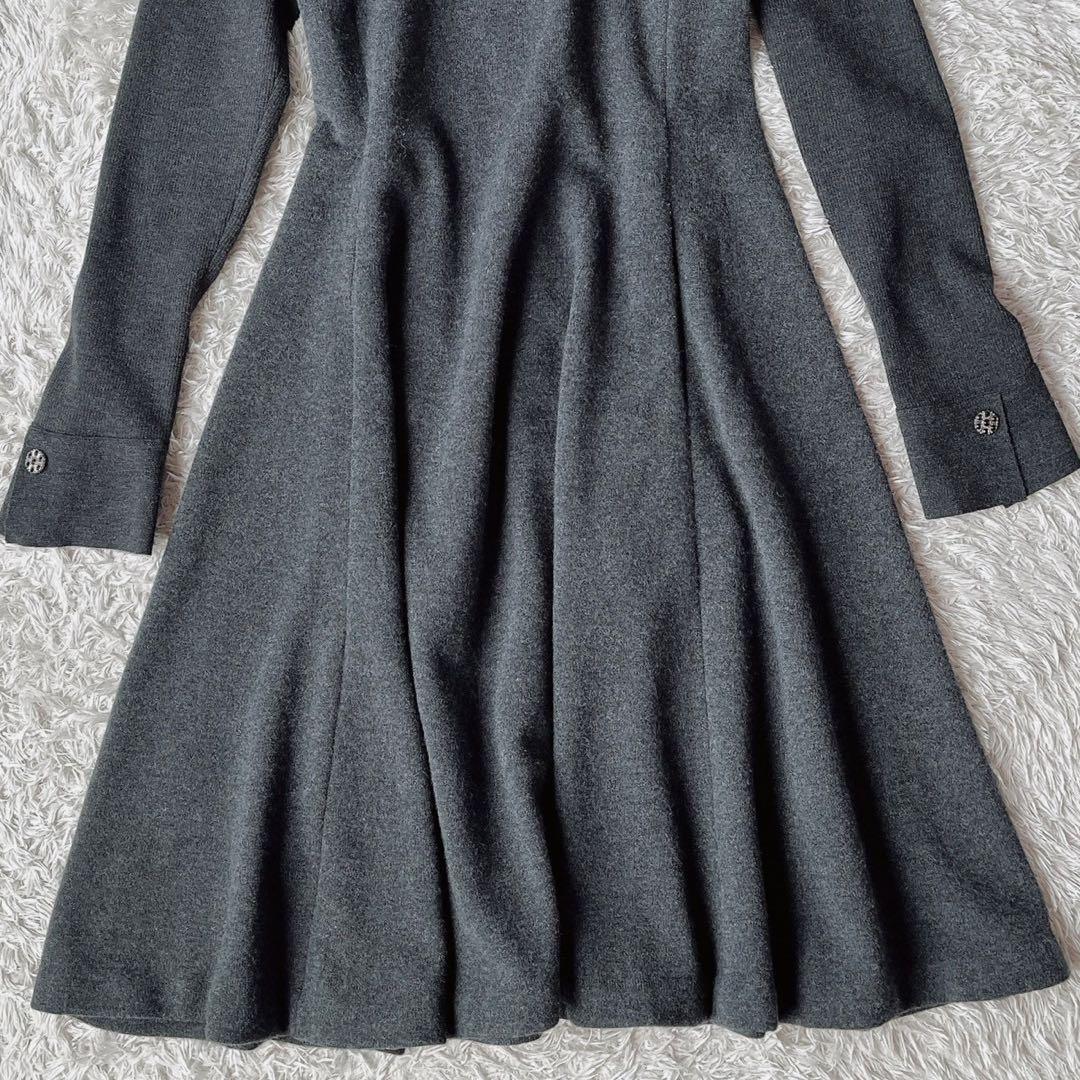 【美品】フォクシー ニットワンピースドレス ノエル ビジューボタン 24年モデル