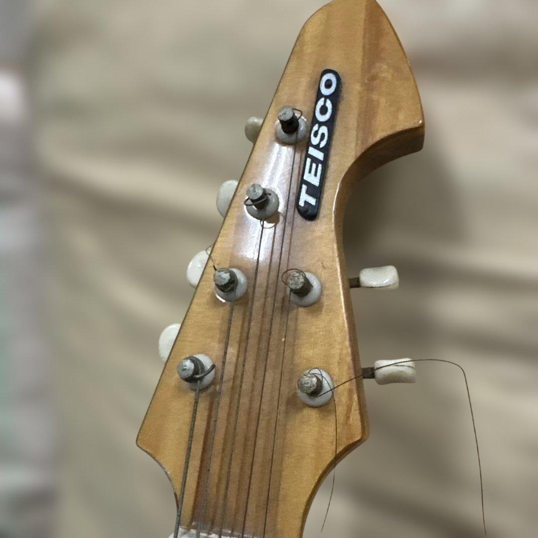 ②Teisco エレキギター ビザールギター ジャンク品