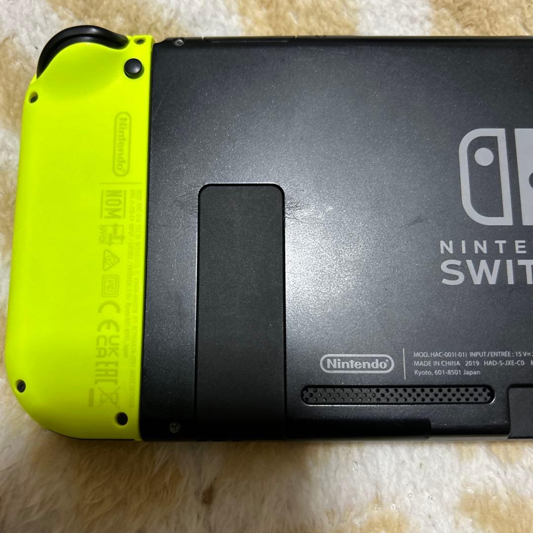 【ジャンク品】Nintendo Switch 青/黄 本体 ACアダプター付き