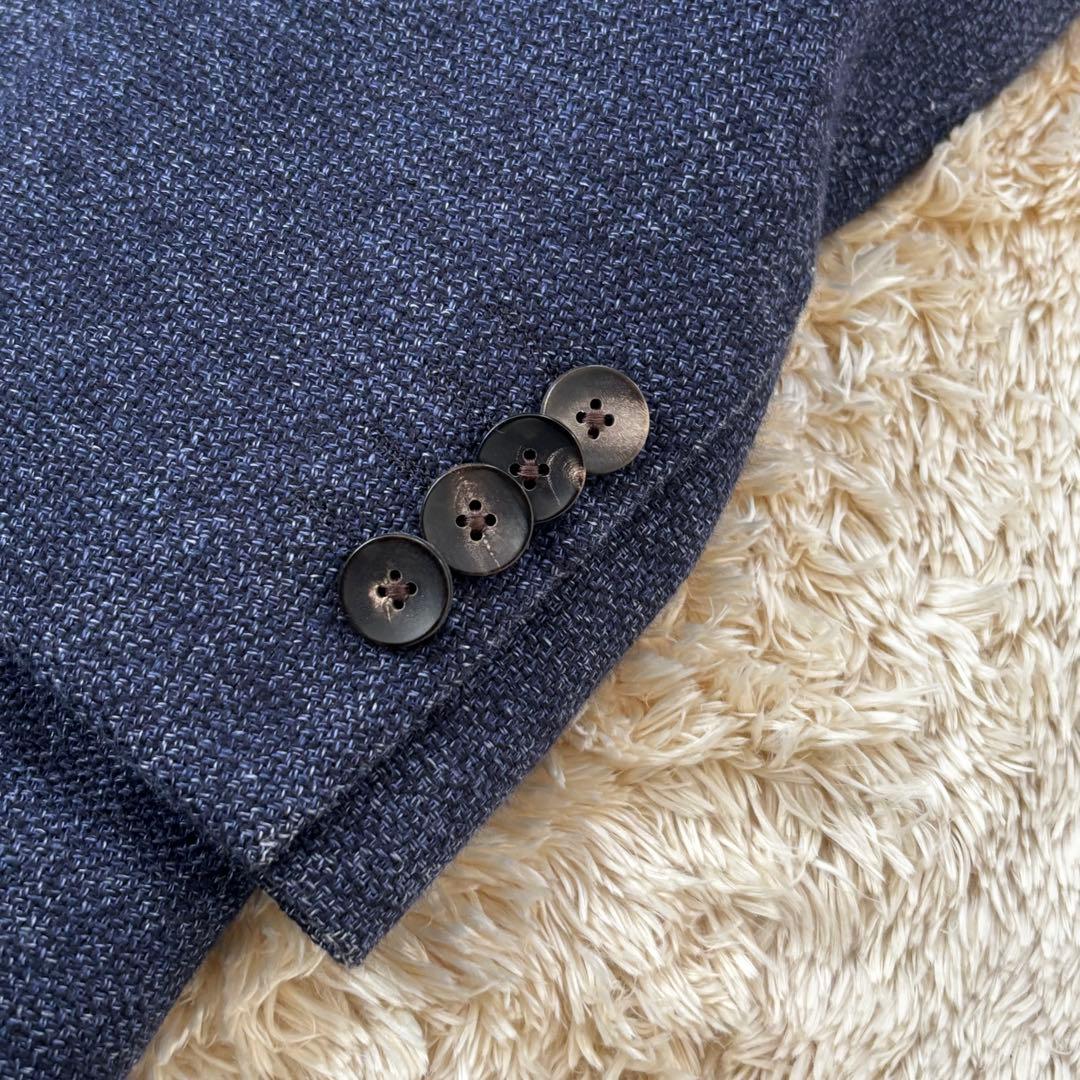 LARDINI ラルディーニ ウールリネン3Bジャケット 44
