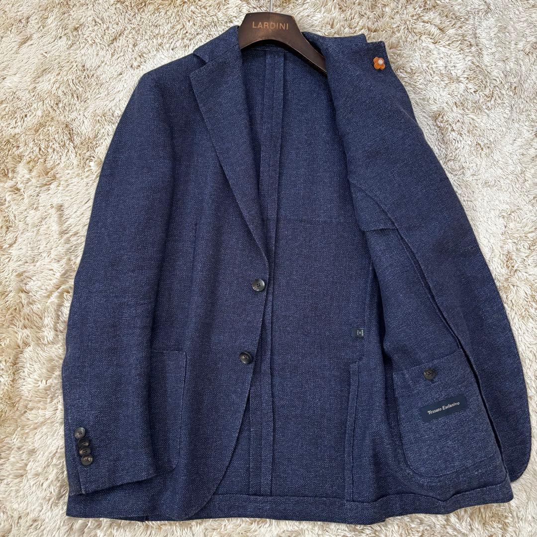 LARDINI ラルディーニ ウールリネン3Bジャケット 44