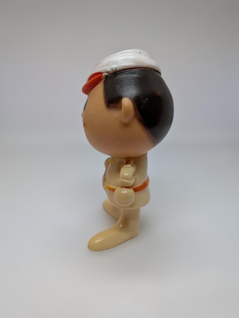 昭和レトロ 江崎グリコ ソフビ ミリタリー人形