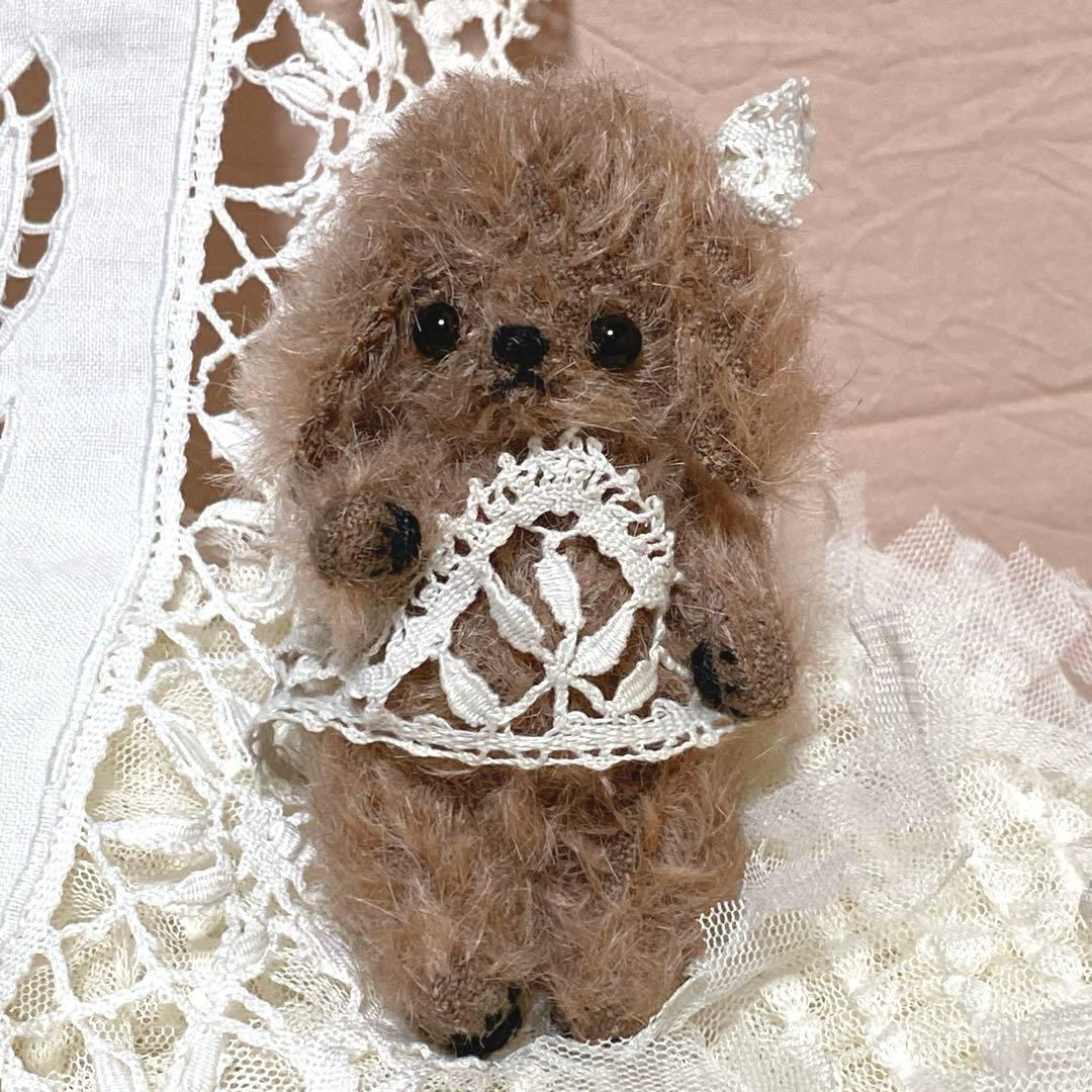 テディベア ハンドメイド ai bear トイプードル 犬 10㎝ わんこ イヌ