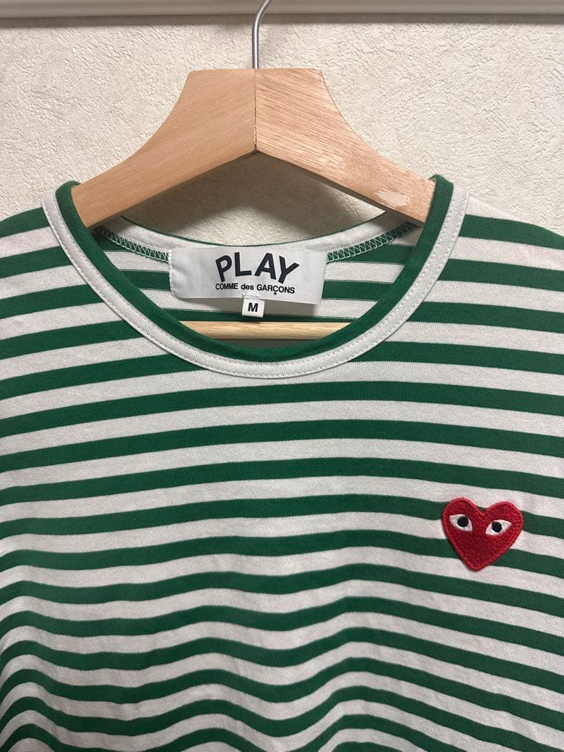 コムデギャルソンボーダーロングTシャツ