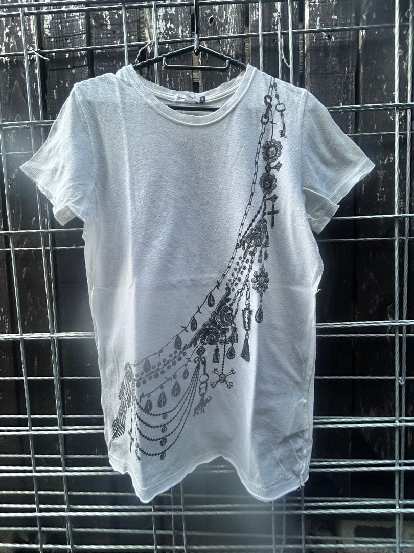 UNDERCOVER ロザリオ アクセサリー プリント Tシャツ 日本製