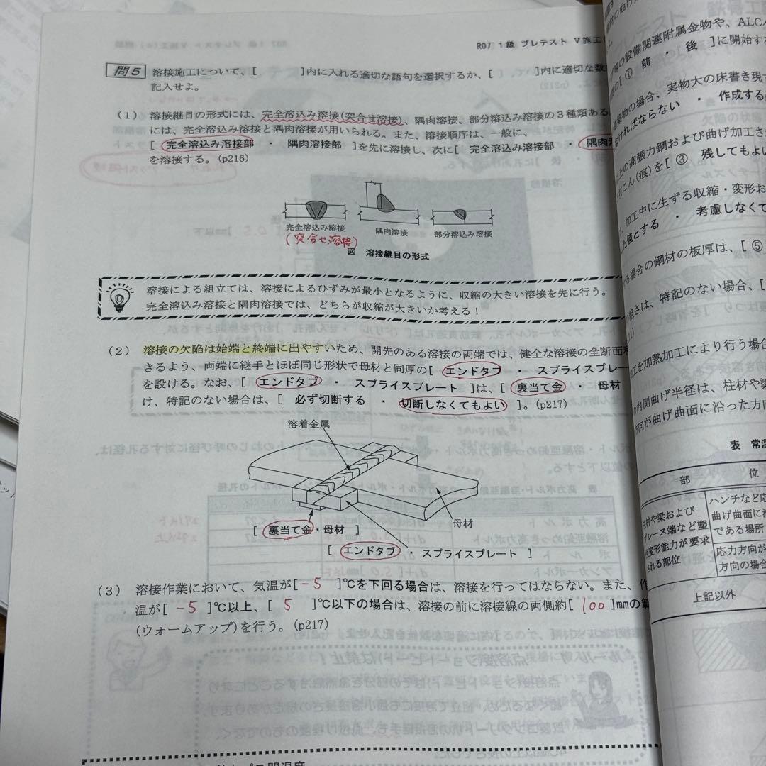 総合資格令和7年一級建築士　教材プリント