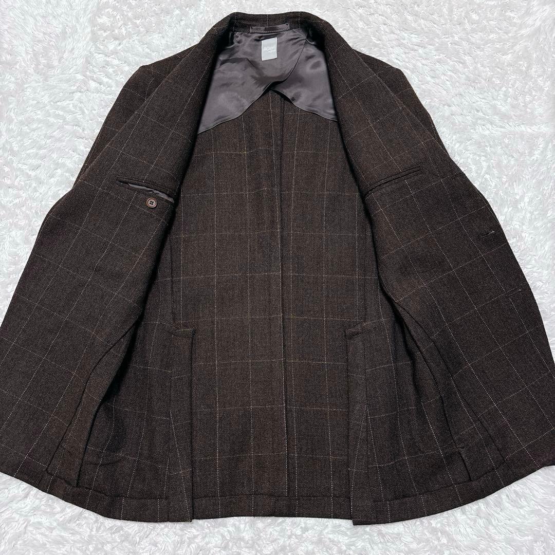 美品✨ Gi.Capri ジ・カプリ イタリア製 ウールジャケット 44 茶