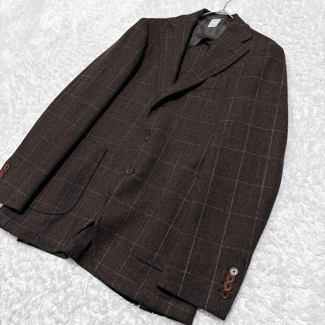 美品✨ Gi.Capri ジ・カプリ イタリア製 ウールジャケット 44 茶