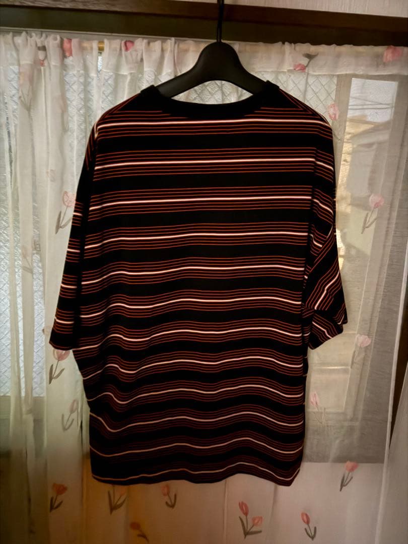 トップス TIGHTBOOTH/DRY BORDER T-SHIRT orange
