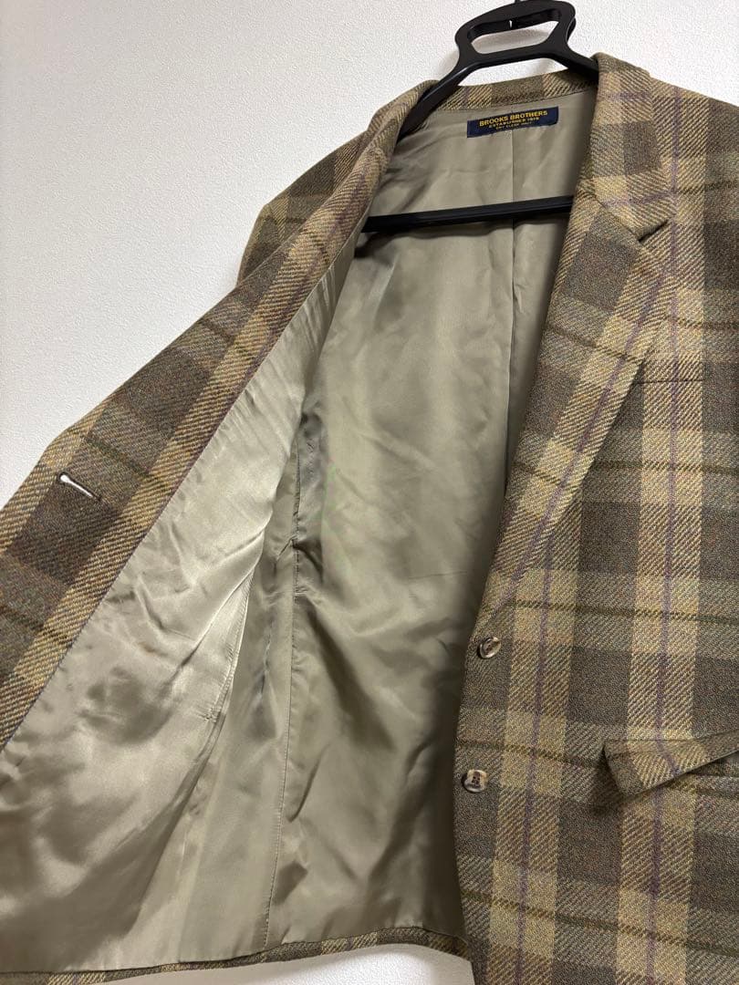 BROOKS BROTHERS チェック柄 テーラードジャケット