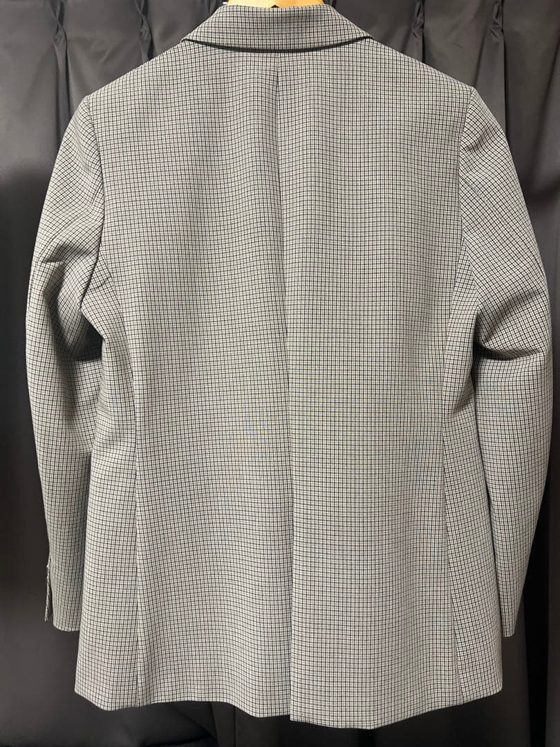 UNIQLO 売り切れ　ダブルジャケット ブラウン　チェック