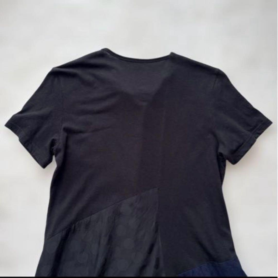 ワイズ Y's Yohji Yamamoto カーディガン 半袖 異素材MIX