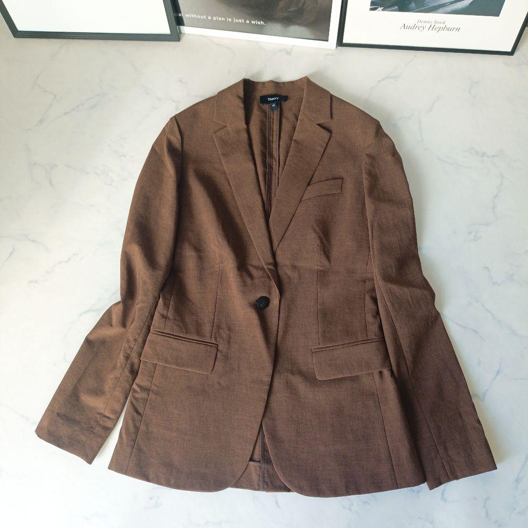 美品❁セオリー STAPLE BLAZER B CRISP POLY ジャケット
