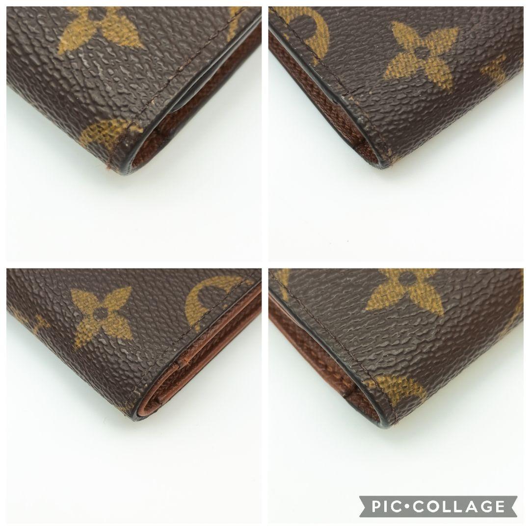 【美品S】ルイヴィトン　エテュイパピエ　モノグラム　折り財布