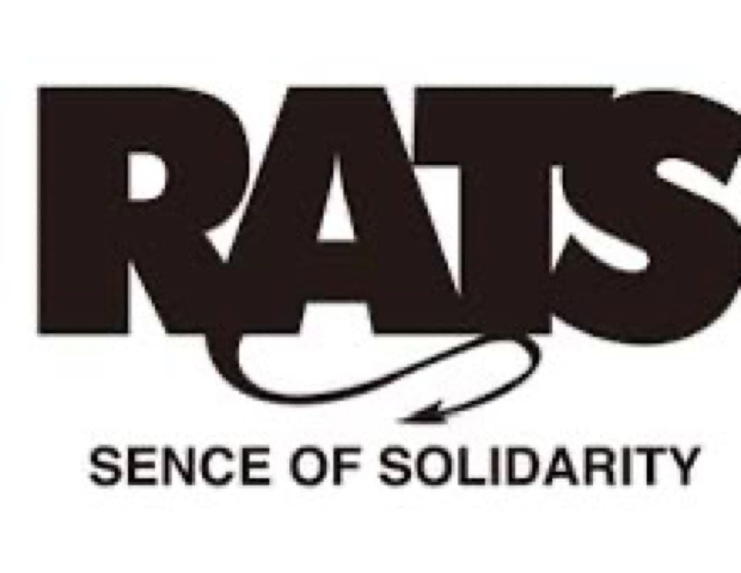 龍*様 RATS カバーオール　Mサイズ　襟なし　ワークシャツ